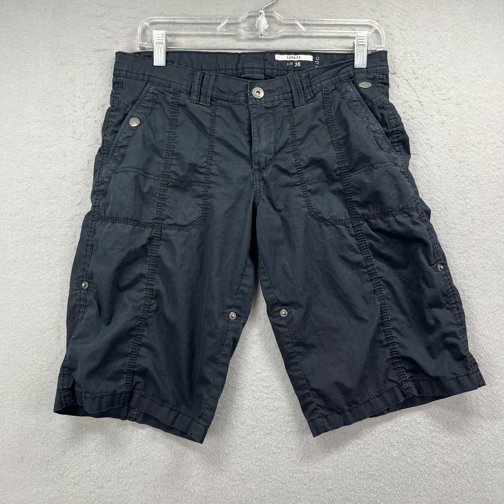 EDC Shorts Mens 36 Navy Cargo Casual Pockets Paratrooper Outdoor Gorpcore Summer